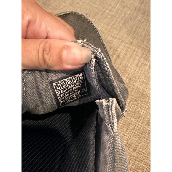 Skechers Shoes Mens Size 13 Gray Blue Relaxed Fit Memory Foam Slip On Comfort - Picture 9 of 9